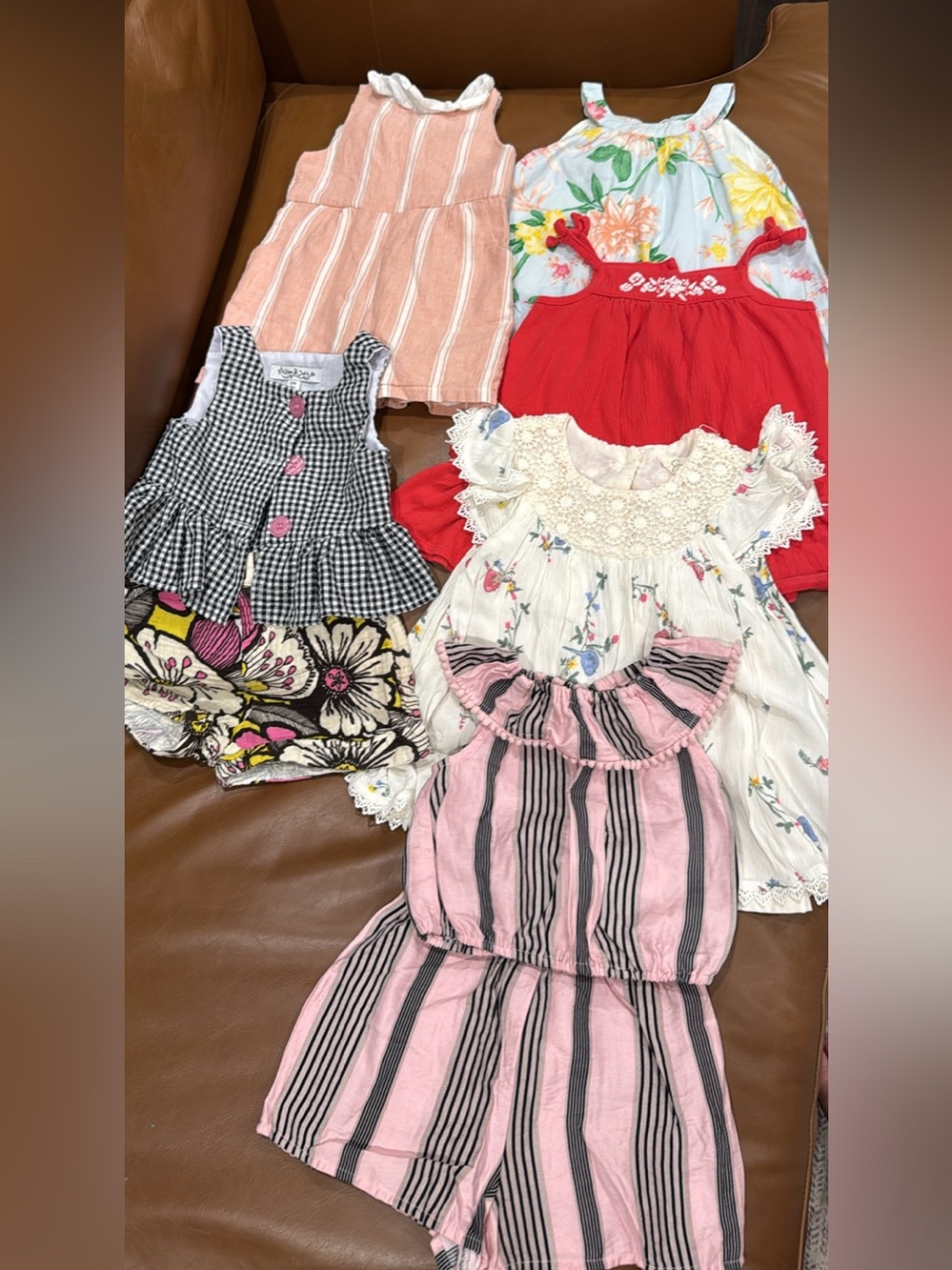 Baby girl 6-12mo Summer outfit bundle